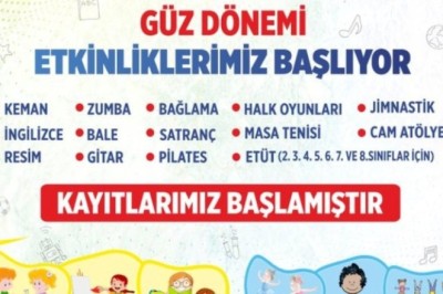 GÜZ DÖNEMİ KAYITLARI BAŞLADI