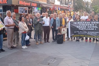 AMASRA’DAKİ MADEN PATLAMASI PROTESTO EDİLDİ