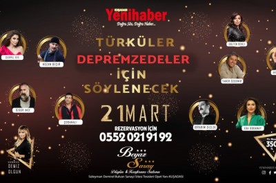 TÜM TÜRKÜLER DEPREMZEDELER İÇİN SÖYLENECEK