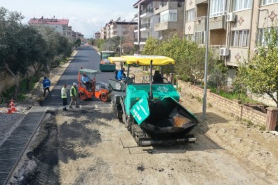 AYDIN BÜYÜKŞEHİR BELEDİYESİ KUYUCAK’TA YOL YAPIM ÇALIŞMALARINI SÜRDÜRÜYOR