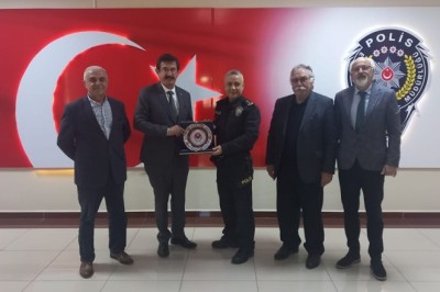 POLİS EMEKLİLERİ DERNEĞİ'NDEN EMNİYET MÜDÜRÜ BERKSOY'A ZİYARET