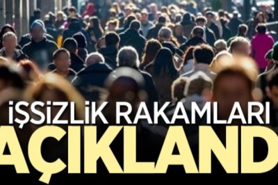 İŞSİZLİK ORANI AÇIKLANDI!!