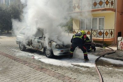 LPG'Lİ ARAÇ KÜLE DÖNDÜ !!