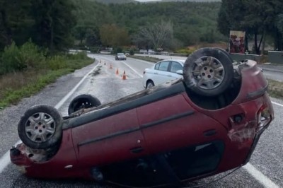 KUŞADASI SELÇUK YOLUNDA KAZA