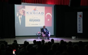 İLBER ORTAYLI KUŞADASI'NA GELDİ