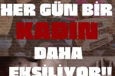 HER GÜN BİR KADIN DAHA EKSİLİYOR !